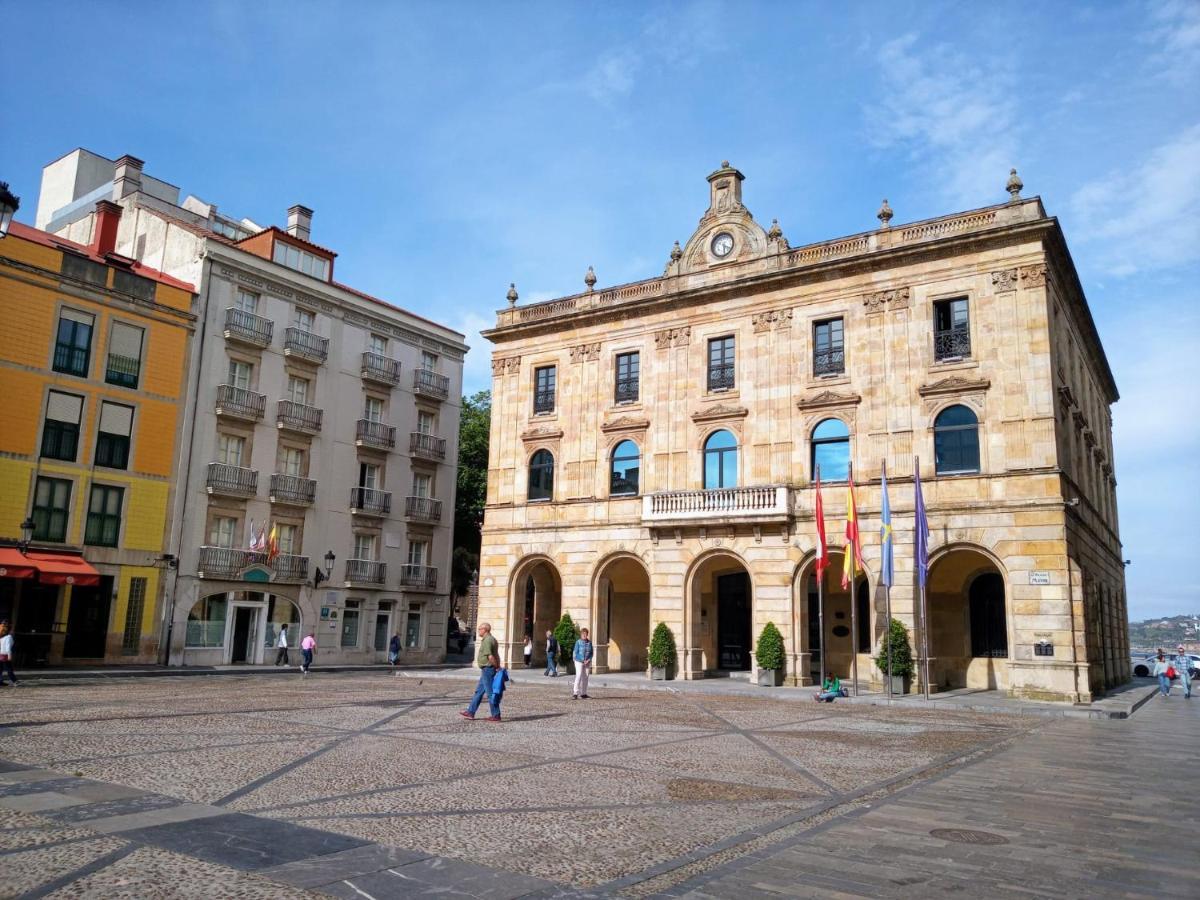 Les Casetes De San Lorenzo Gijón Buitenkant foto