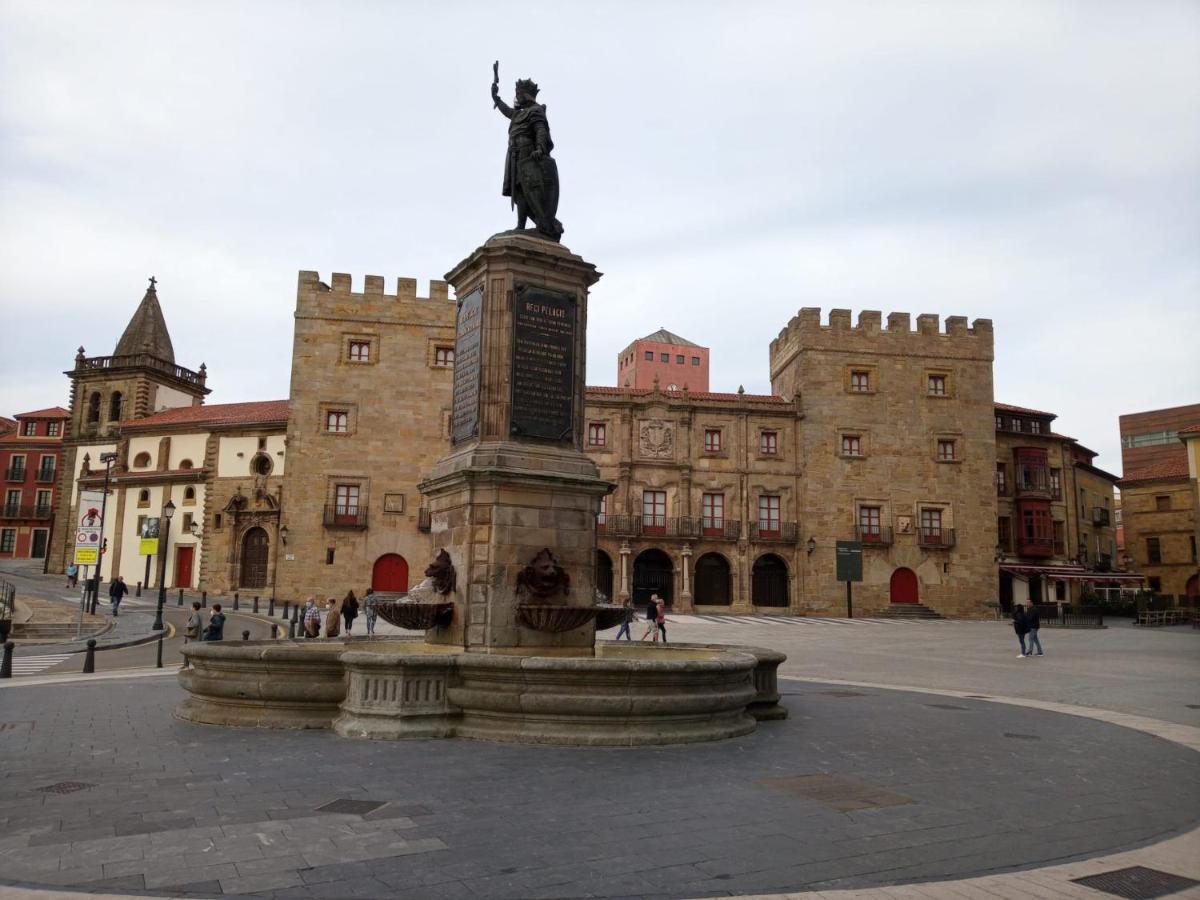 Les Casetes De San Lorenzo Gijón Buitenkant foto